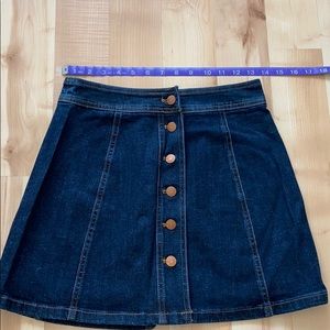 Madwell denim mini skirt